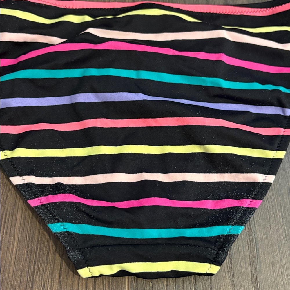 Victoria's Secret multi color neon triangle top bikini full coverage bottom- S/P - Picture 8 of 8